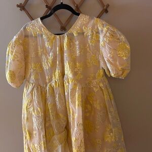 Sister Jane Yellow Floral Dress sz L by Sister Jane